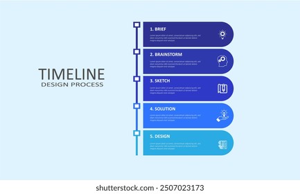 Timeline design process vector infographic template - Powered by Shutterstock - Get 15% off with code: PIKWIZARD15