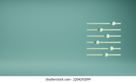 Timeline Difference Slide 3d Rendering Social Stock Illustration ...