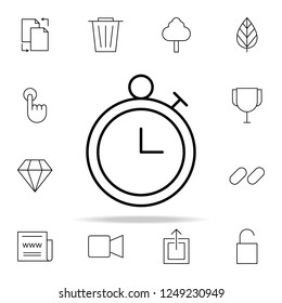 timer icon. Minimal Universal Theme icons universal set for web and mobile