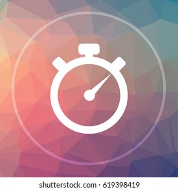 Timer Icon Timer Website Button On Stock Illustration 619398419 ...