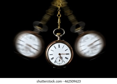 Similar Images, Stock Photos & Vectors of Pocket watch silver swinging ...