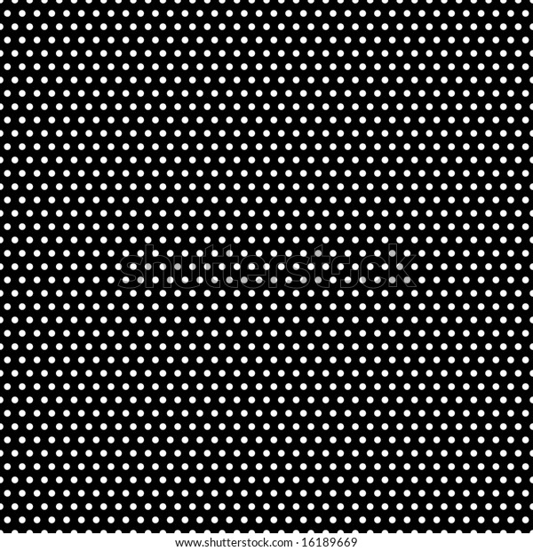 Tiny White Polka Dots On Black Stock Illustration 16189669 | Shutterstock