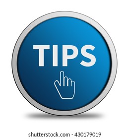 Tips icon. Internet button