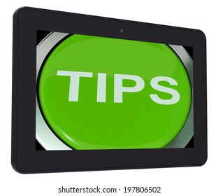 Tips Switch Showing Help Suggestions Or Instructions