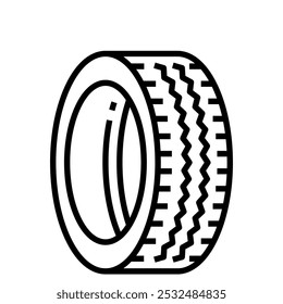 tire illustration on white background - Powered by Shutterstock