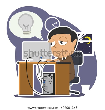 Similar – Image, Stock Photo dead tired Characters