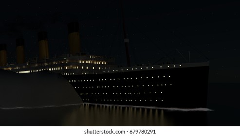 Titanic Collision Stock Illustration 679780291 | Shutterstock