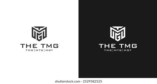 TMG MTG MGT Monogram Logo monochrome design. - Powered by Shutterstock