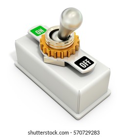 Toggle Switch Power On Off On Stock Illustration 570729283 | Shutterstock