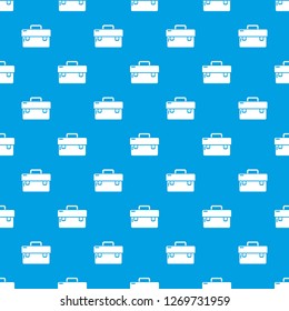 Tool Box Pattern Seamless Blue Repeat For Any Use