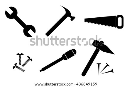 Tool icon set.