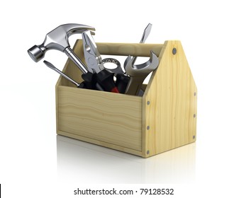 Toolbox Isolated On White Background