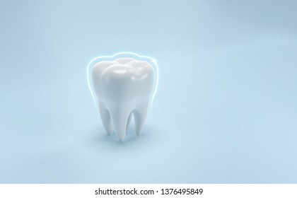 Tooth 3d Illustration