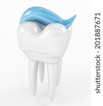 tooth and toothpaste