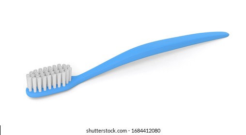 Toothbrush Toothpaste Care Hygiene Brush Dental Clean 3D Illustration