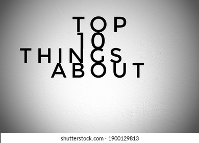 Top Ten Things About Topic