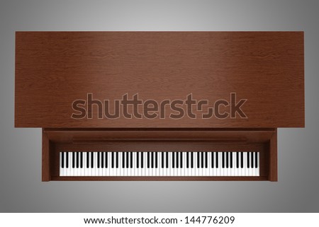 Similar – Foto Bild Altes Musikinstrument aus Holz Tastatur Nahaufnahme, Pfeifenorgel Makro