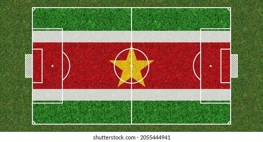 Top View Green Grass Soccer Field Stock Illustration 2055444941 ...