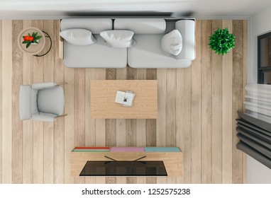 1,399 Top View Tv Room Images, Stock Photos & Vectors | Shutterstock