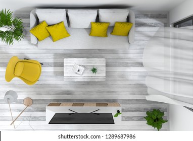 1,399 Top View Tv Room Images, Stock Photos & Vectors | Shutterstock