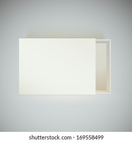 Top View Matchbox, Template For Your Presentations, Branding And Design