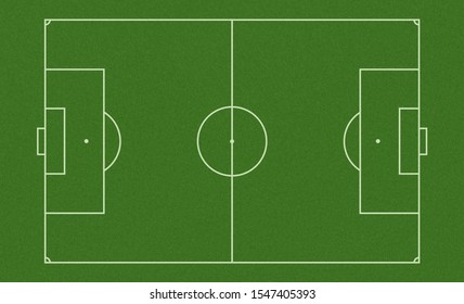 Top View Soccer Field Football Field Stock Illustration 1547405393 ...