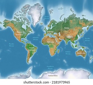 Topography Map World Stock Illustration 2181973965 | Shutterstock