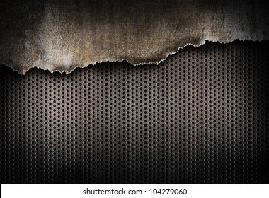 Torn Metal Background