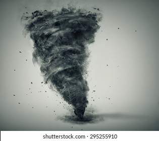 tornado on a simple background