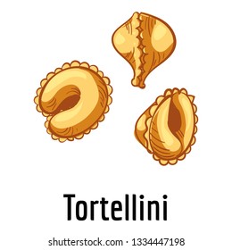 Tortellini Icon. Cartoon Of Tortellini Icon For Web Design Isolated On White Background