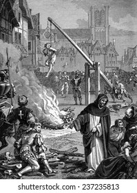 Torture Of Huguenots In France After The Revocation Of The Edict Of Nantes, 1685.