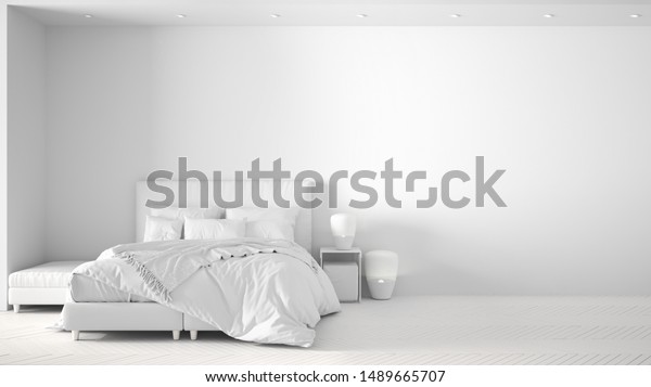 Total White Project Minimalist Background Master Stock Illustration 1489665707