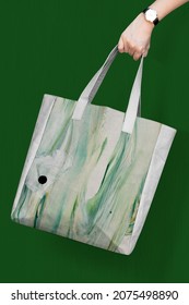 Tote Bag Marble In Color For Fashion Brands DIY Experimental Art With Design Space