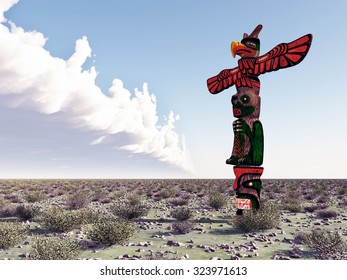 Totem Pole
Computer generated 3D illustration