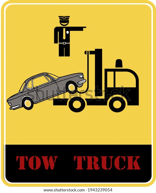 \
Tow truck of\
the car. towing a motor\
vehicle