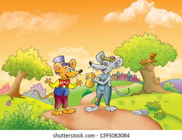 Town Mouse And Country Mouse