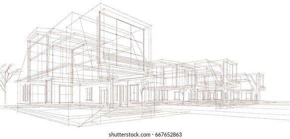 Architecture drawing