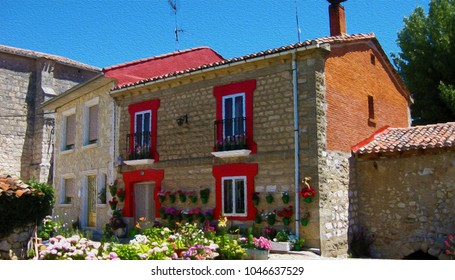 Towns in summer.
