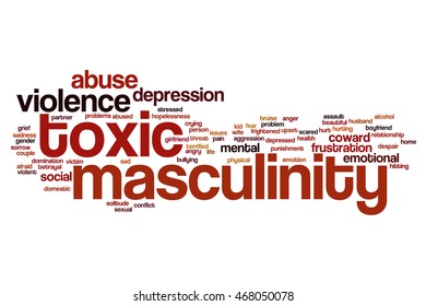 Toxic Masculinity Word Cloud Concept