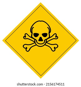 Toxic Symbol Used Warn Hazards Symbols Stock Illustration 2156174511 ...