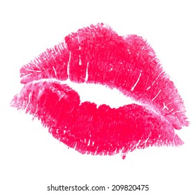 Trace Kiss Isolated On White Background Stock Illustration 209820475 ...