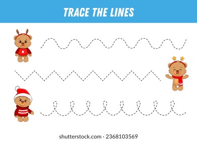 Tracing lines kids 