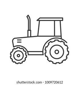 Similar Images, Stock Photos & Vectors of Silhouette a tractor, vector ...