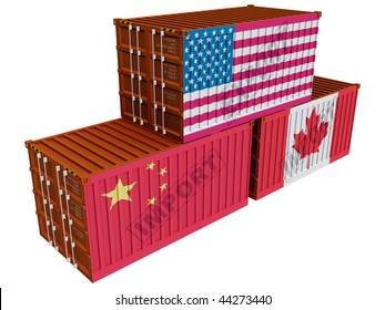 Trade Containers USA China Canada