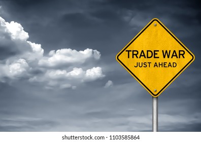 Trade War - street sign