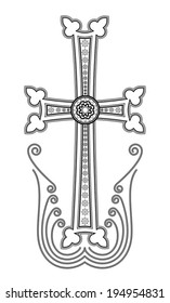 Traditional Armenian Apostolic Church Cross Clip Art