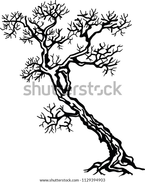 Traditional Chinese Tree Stock Illustration 1129394903 | Shutterstock