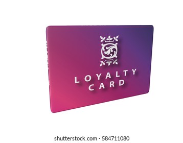 Traditional Design For A Loyalty Scheme, 3d Render