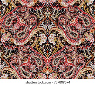 Traditional Indian Paisley Pattern