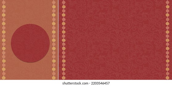 traditional Indian wedding invite design template - Powered by Shutterstock